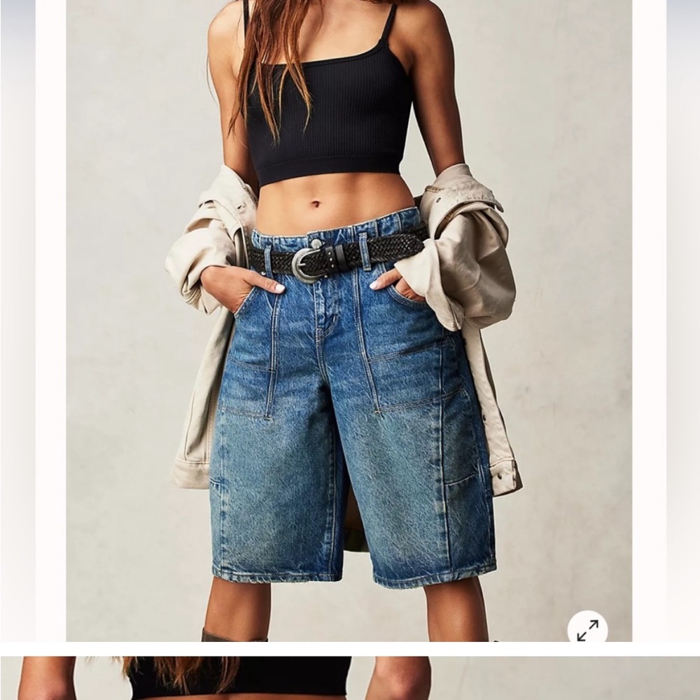 Free people extreme measure barrel shorts